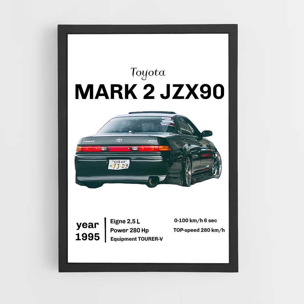 Poster Mécanique de Légende – affiche Toyota (vue 2)